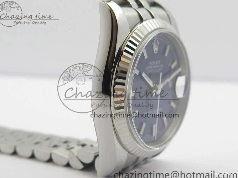 0216 DateJust 36 SS 116234 ARF 1:1 Best Edition 904L Steel Blue Dial on Jubilee Bracelet SH3135 V TravelReady 3214